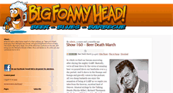 Desktop Screenshot of bigfoamyhead.com