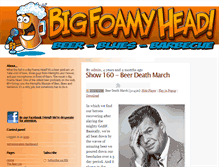 Tablet Screenshot of bigfoamyhead.com